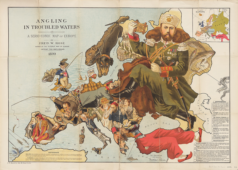Illustration for article titled 21 Bizarre Maps That Depict Nations As Animals, People, and Monsters